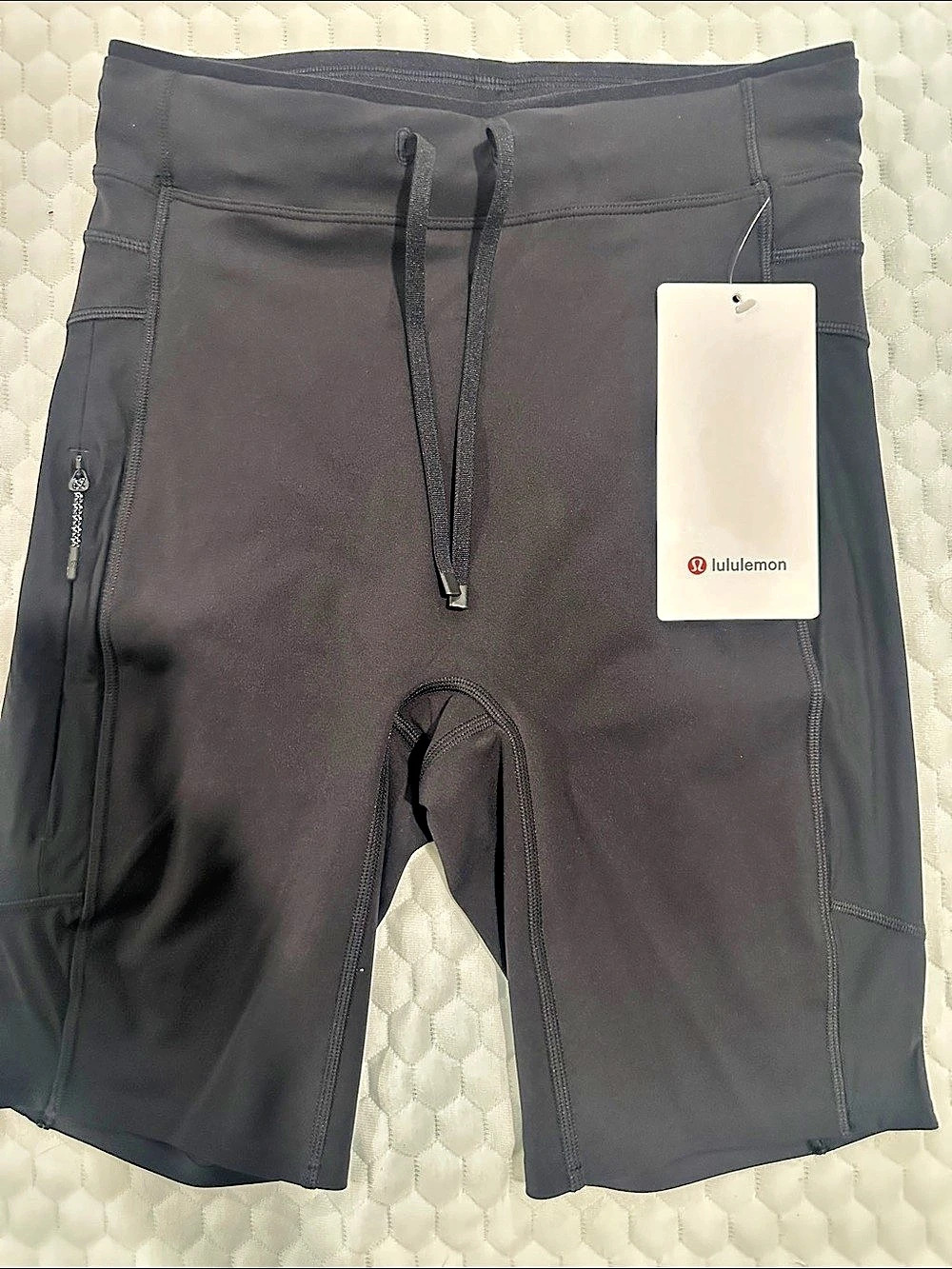 lululemon No Line High-Rise Running Short 8" Black